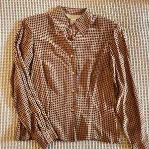 Petite Sophisticate Vintage Silk Blouse